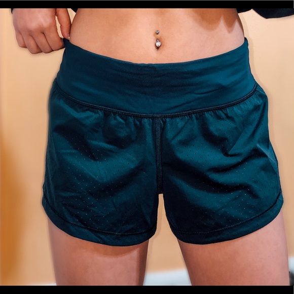 lululemon athletica Pants - LULULEMON NAVY BLUE SHORTS